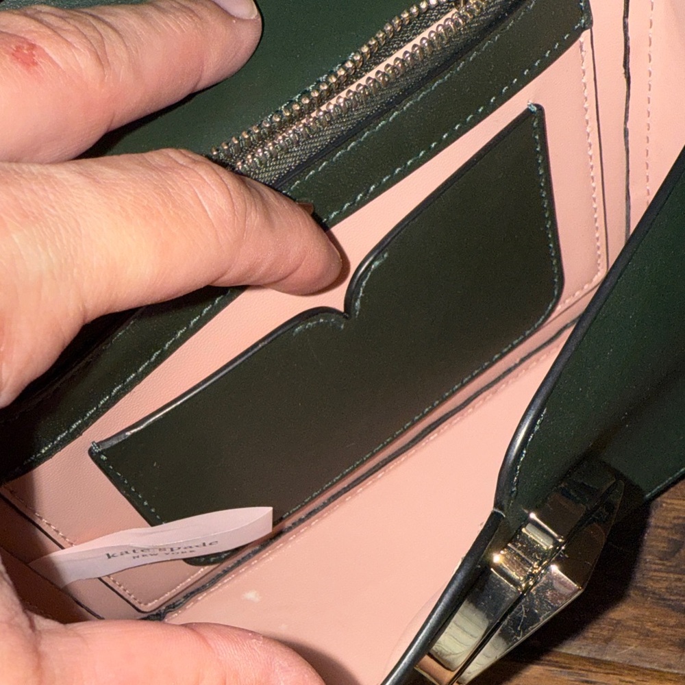 Kate Spade Nicola Bag Dark Green - Picture 4 of 9